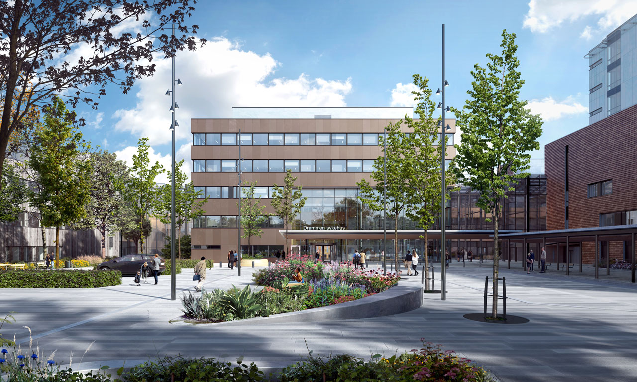 Drammen sykehus – Adkomst